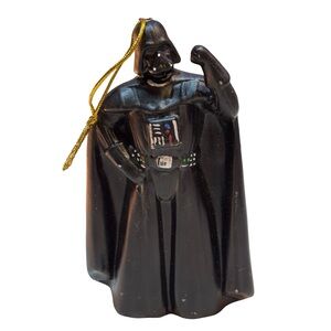 Star Wars 2006 Black Darth Vader Ceramic Christmas‎ Ornament